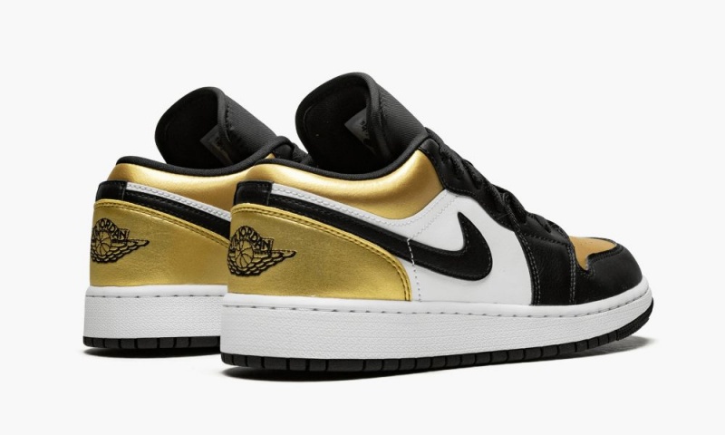Nike Air Jordan 1 Low (GS) 'Gold Varvas' Lasten Kengät Metal Kultaiset Mustat Valkoinen | 694WFXDVH