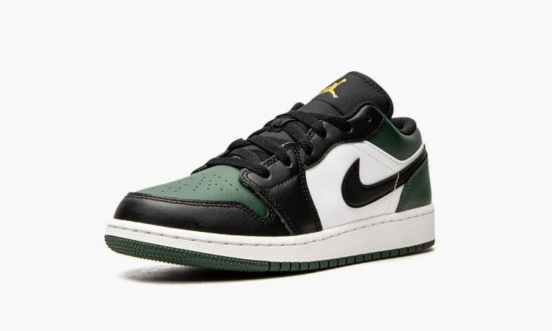Nike Air Jordan 1 Low GS 'Green Varvas' Lasten Kengät Vihreä Valkoinen Mustat | 408JWYHTD