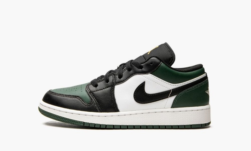 Nike Air Jordan 1 Low GS \'Green Varvas\' Lasten Kengät Vihreä Valkoinen Mustat | 408JWYHTD