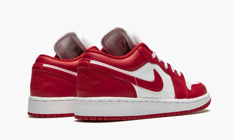 Nike Air Jordan 1 Low GS 'Gym Red/White' Lasten Kengät Punainen Punainen | 376FHJCAL