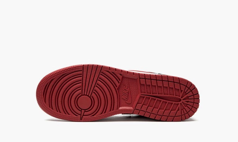 Nike Air Jordan 1 Low GS Lasten Kengät Valkoinen Punainen Mustat | 486IGDLSE