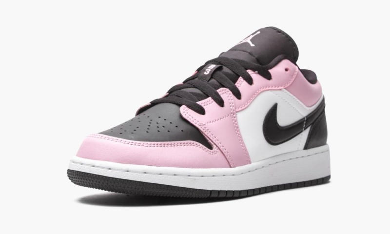 Nike Air Jordan 1 Low GS 'Light Arctic Pink' Lasten Kengät Pinkki Mustat Valkoinen | 681NTJIAX