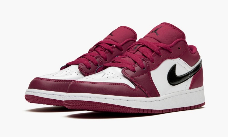 Nike Air Jordan 1 Low (GS) 'Noble Red' Lasten Kengät Punainen Mustat Valkoinen | 893OWELPJ
