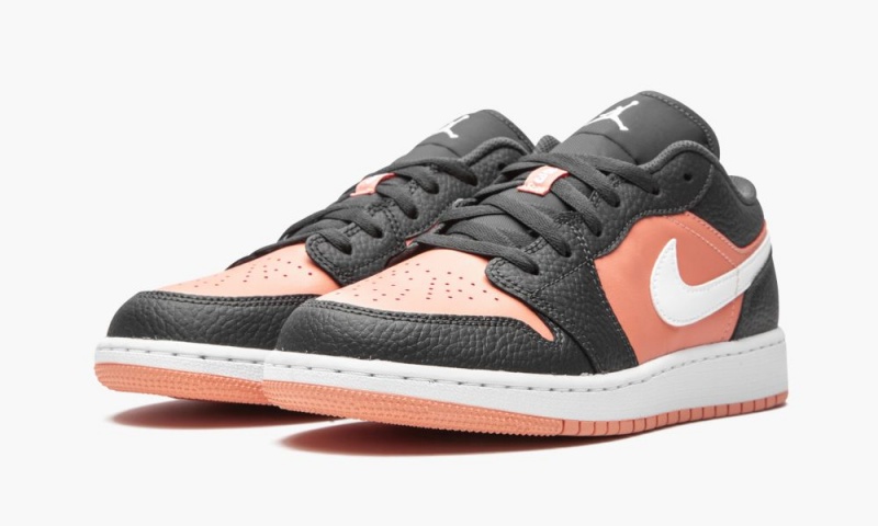 Nike Air Jordan 1 Low GS 'Pink Quartz' Lasten Kengät Mustat Pinkki | 713MYXBJC