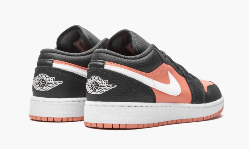 Nike Air Jordan 1 Low GS 'Pink Quartz' Lasten Kengät Mustat Pinkki | 713MYXBJC