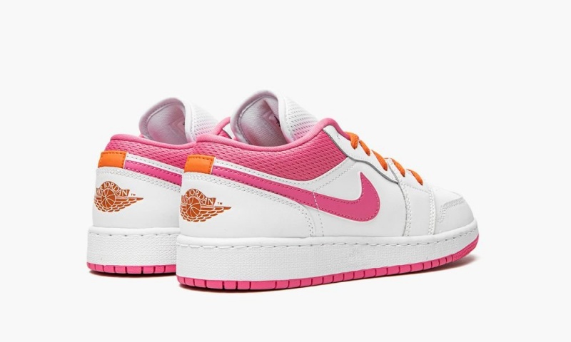 Nike Air Jordan 1 Low GS 'Pinksicle' Lasten Kengät Valkoinen Oranssi | 721QKNFOE