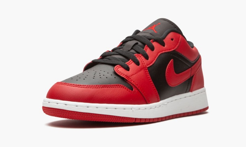 Nike Air Jordan 1 Low (GS) 'Reverse Bred' Lasten Kengät Punainen Mustat Valkoinen | 724MOTDFY