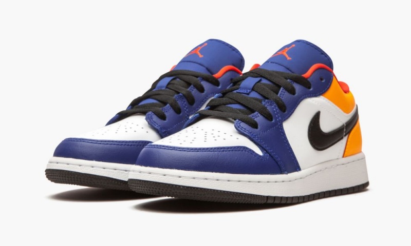 Nike Air Jordan 1 Low GS 'Royal Yellow' Lasten Kengät Laivastonsininen Valkoinen Keltainen | 873SZRVXF