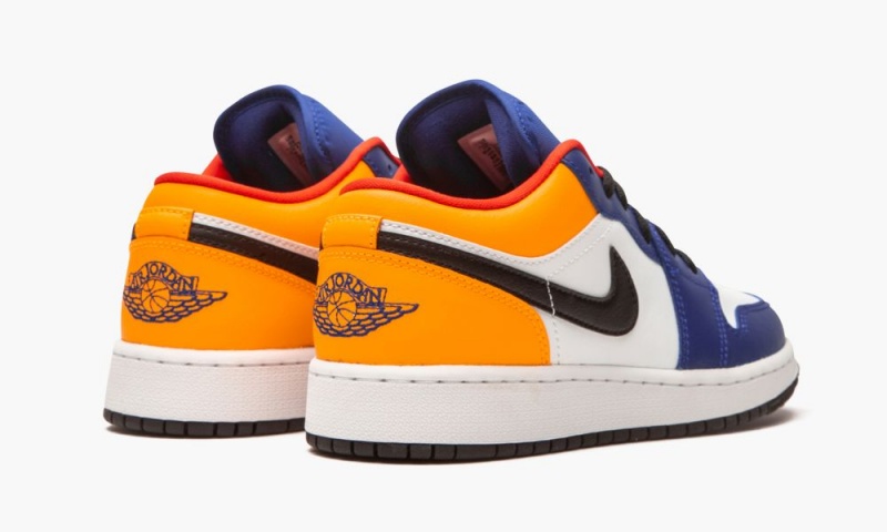 Nike Air Jordan 1 Low GS 'Royal Yellow' Lasten Kengät Laivastonsininen Valkoinen Keltainen | 873SZRVXF