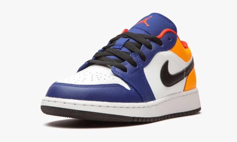 Nike Air Jordan 1 Low GS 'Royal Yellow' Lasten Kengät Laivastonsininen Valkoinen Keltainen | 873SZRVXF