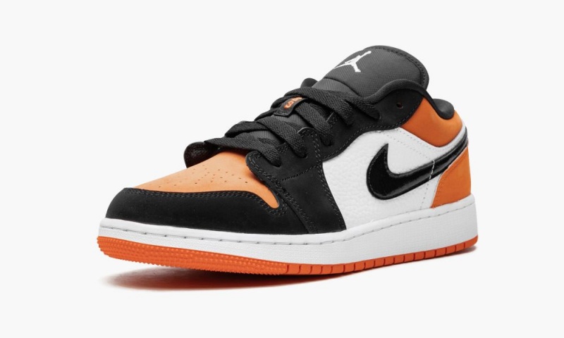 Nike Air Jordan 1 Low (GS) 'Shattered Backboard' Lasten Kengät Valkoinen Mustat Oranssi | 089EGDZXR