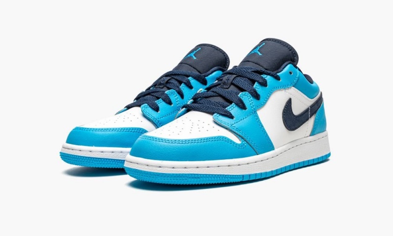 Nike Air Jordan 1 Low GS 'UNC' Lasten Kengät Valkoinen Sininen Obsidian | 725CXJQUT