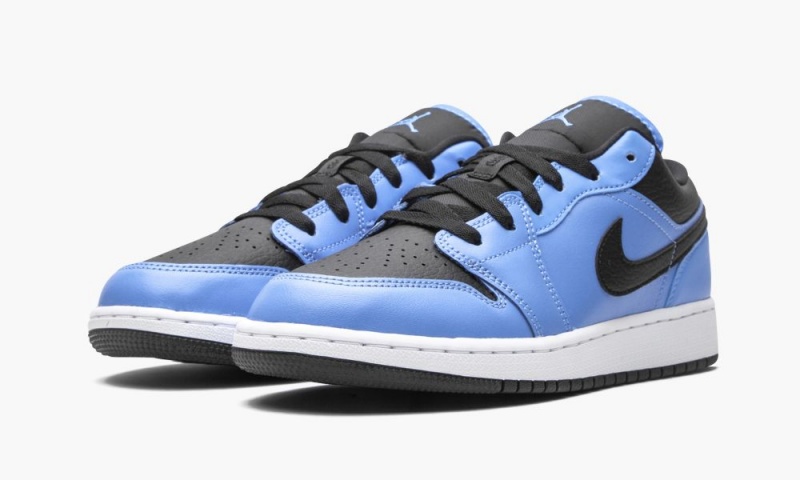 Nike Air Jordan 1 Low GS 'University Blue / Black' Lasten Kengät Sininen Mustat Valkoinen | 836XUHOPT