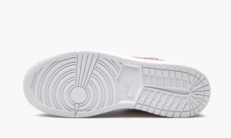 Nike Air Jordan 1 Low GS 'White Mesh / Multicolor' Lasten Kengät Mustat Punainen Valkoinen | 413XERDSY