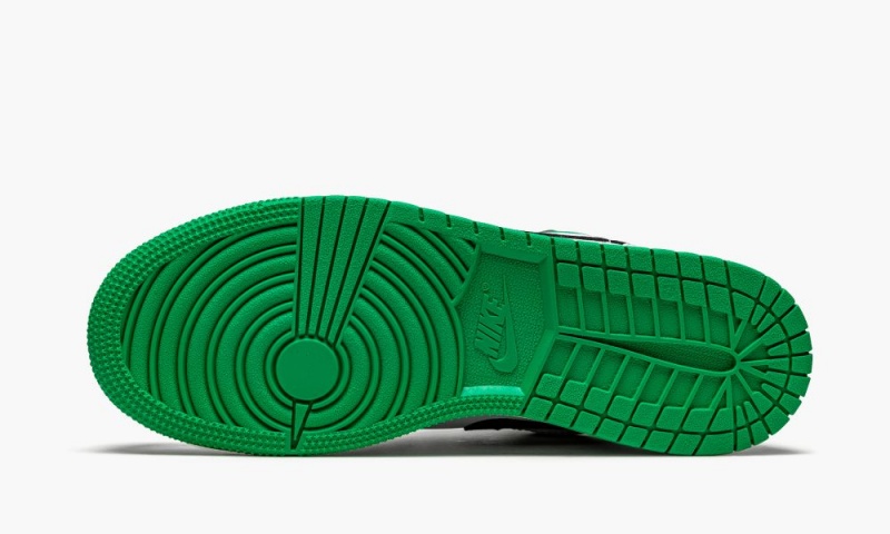 Nike Air Jordan 1 Low GS 'White / Stadium Green' Lasten Kengät Valkoinen Vihreä Mustat | 072HZBITW