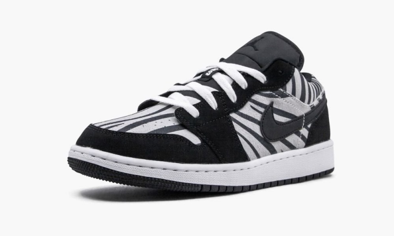 Nike Air Jordan 1 Low GS 'Zebra' Lasten Kengät Mustat Valkoinen | 039MGBLHN