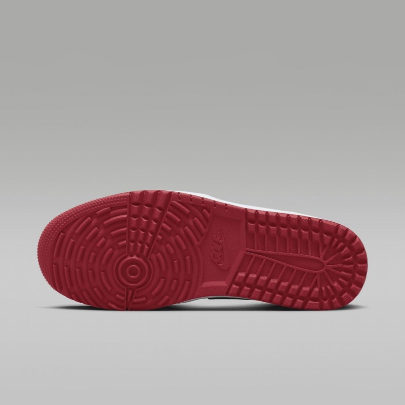 Nike Air Jordan 1 Low G Miesten Kengät Mustat Punainen Valkoinen | 129QXEYJZ