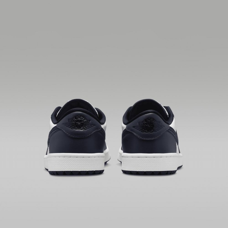 Nike Air Jordan 1 Low G Miesten Kengät Valkoinen Laivastonsininen Mustat | 541SROJUF