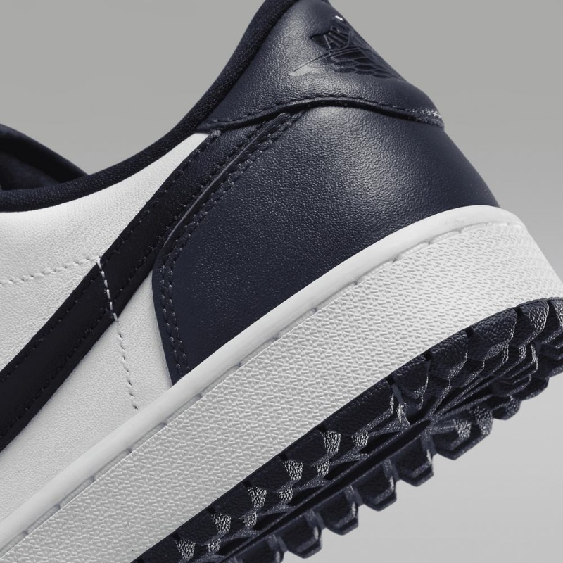 Nike Air Jordan 1 Low G Miesten Kengät Valkoinen Laivastonsininen Mustat | 541SROJUF