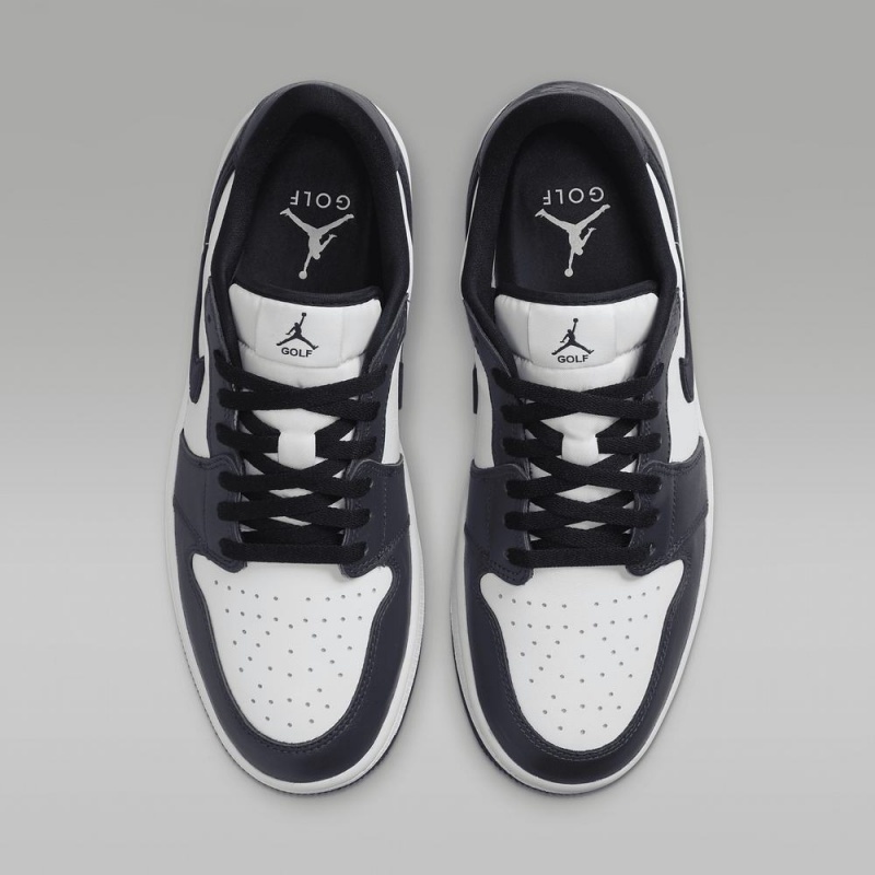 Nike Air Jordan 1 Low G Miesten Kengät Valkoinen Laivastonsininen Mustat | 541SROJUF