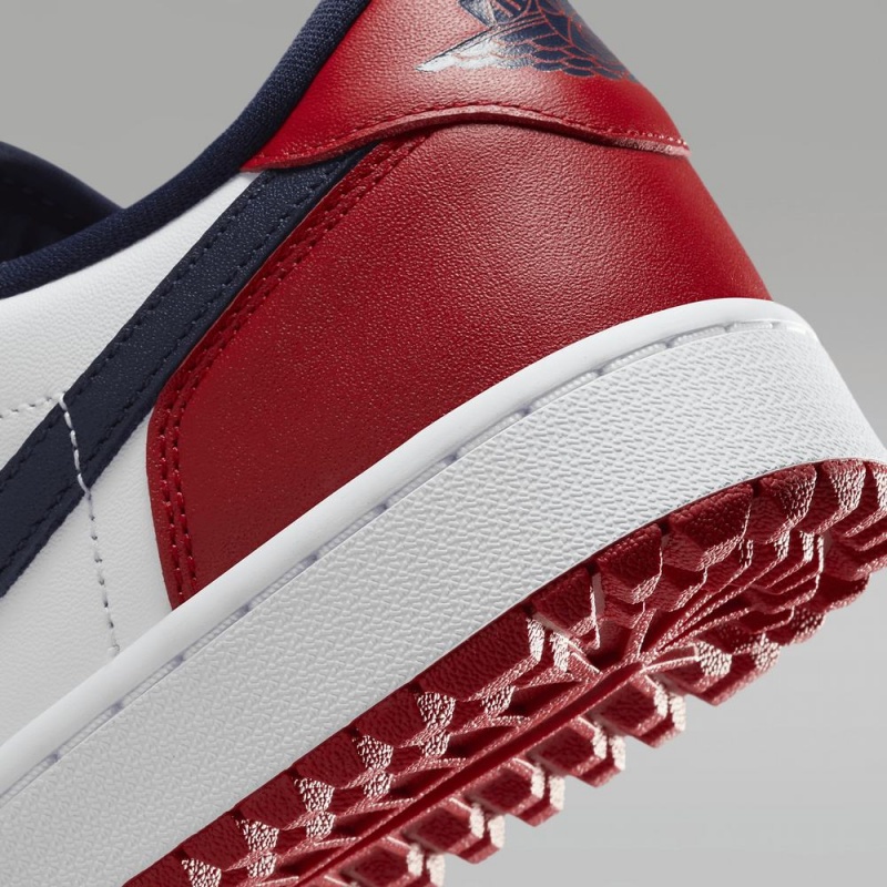 Nike Air Jordan 1 Low G Naisten Kengät Valkoinen Punainen Obsidian | 054ISMZTL