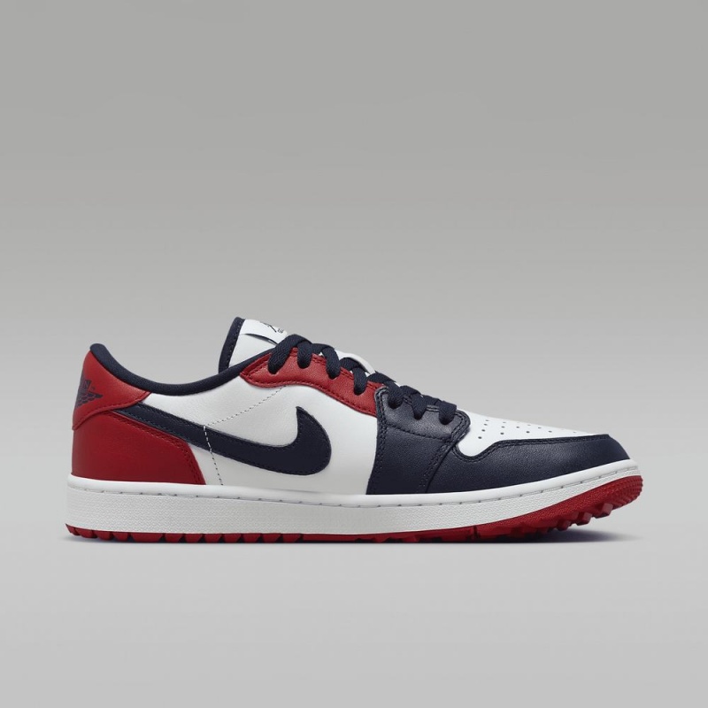 Nike Air Jordan 1 Low G Naisten Kengät Valkoinen Punainen Obsidian | 054ISMZTL