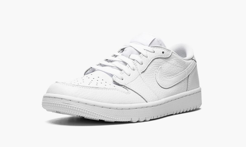 Nike Air Jordan 1 Low Golf 'Triple White' Miesten Kengät Valkoinen | 859AUHLJO