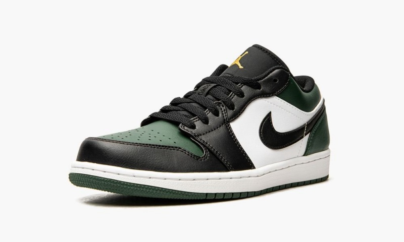 Nike Air Jordan 1 Low 'Green Varvas' Miesten Kengät Vihreä Valkoinen Mustat | 943MOIADN