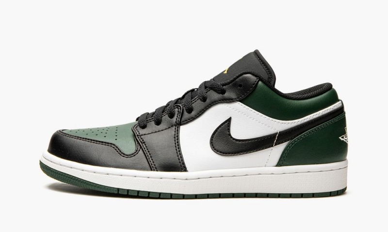 Nike Air Jordan 1 Low \'Green Varvas\' Miesten Kengät Vihreä Valkoinen Mustat | 943MOIADN