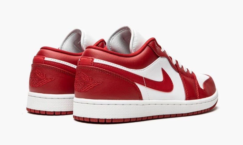 Nike Air Jordan 1 Low 'Gym Red' Miesten Kengät Punainen Valkoinen | 451KVCTIO