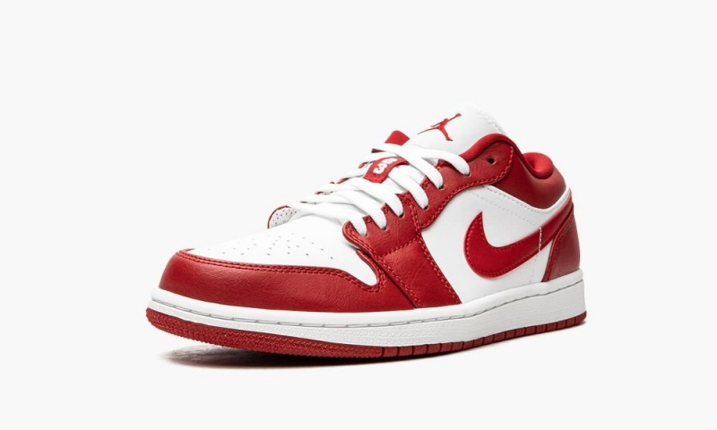 Nike Air Jordan 1 Low 'Gym Red' Miesten Kengät Punainen Valkoinen | 451KVCTIO