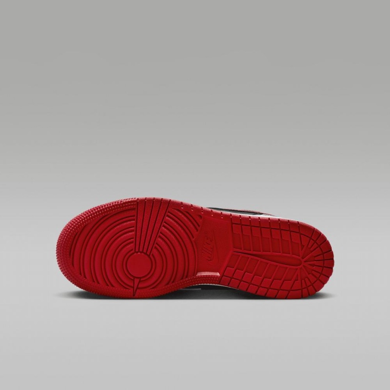 Nike Air Jordan 1 Low Lasten Kengät Harmaat Mustat Punainen | 642YBMNFW