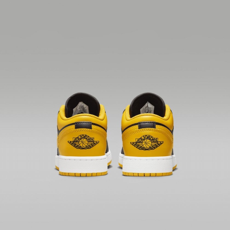 Nike Air Jordan 1 Low Lasten Kengät Keltainen Mustat | 025LSVHMJ