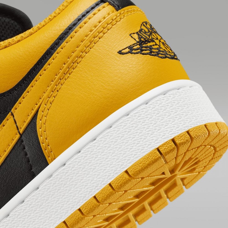 Nike Air Jordan 1 Low Lasten Kengät Keltainen Mustat | 025LSVHMJ