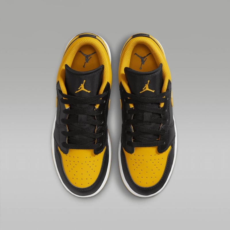 Nike Air Jordan 1 Low Lasten Kengät Keltainen Mustat | 025LSVHMJ