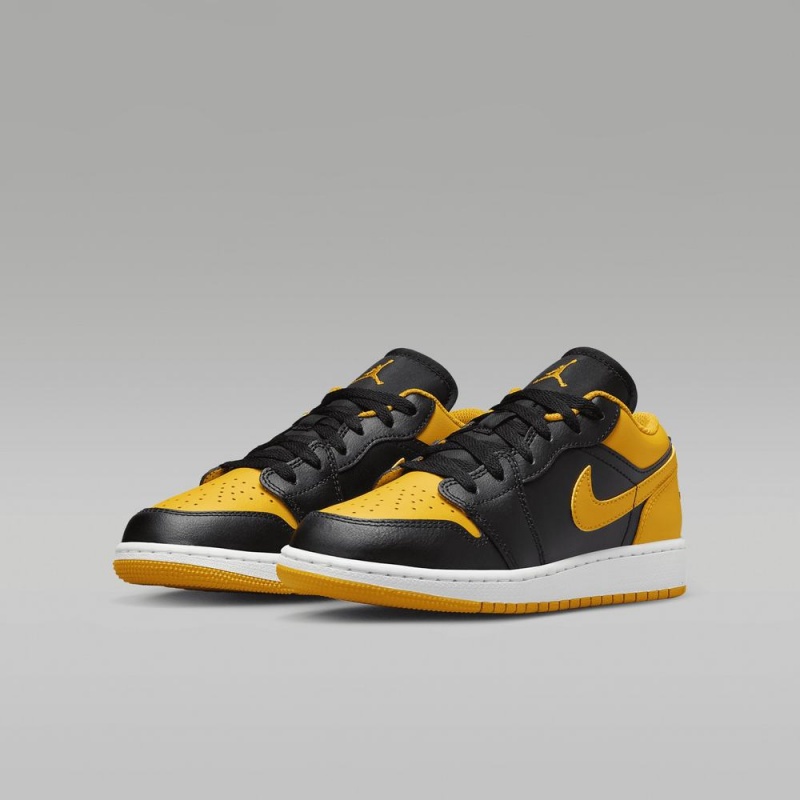 Nike Air Jordan 1 Low Lasten Kengät Keltainen Mustat | 025LSVHMJ