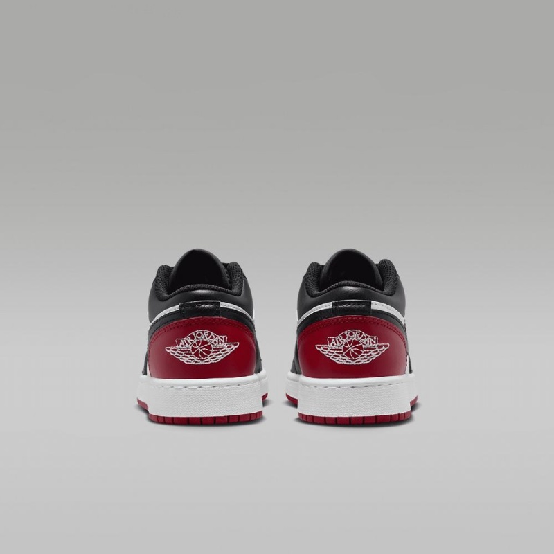 Nike Air Jordan 1 Low Lasten Kengät Punainen Mustat Valkoinen | 306XEIQPB