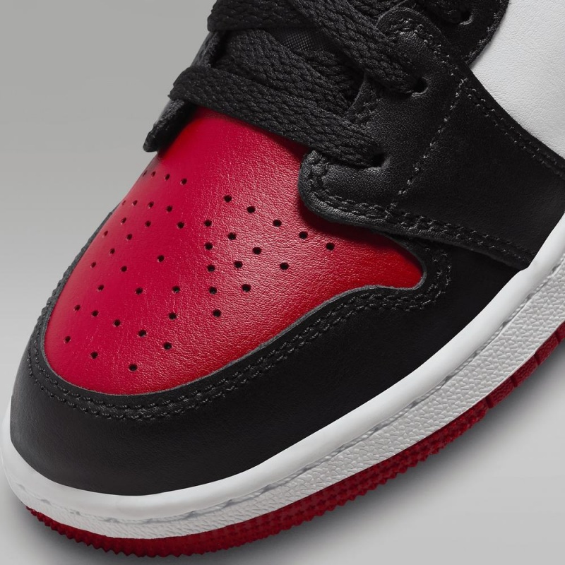 Nike Air Jordan 1 Low Lasten Kengät Punainen Mustat Valkoinen | 306XEIQPB