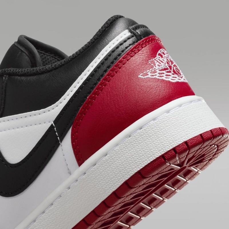 Nike Air Jordan 1 Low Lasten Kengät Punainen Mustat Valkoinen | 306XEIQPB