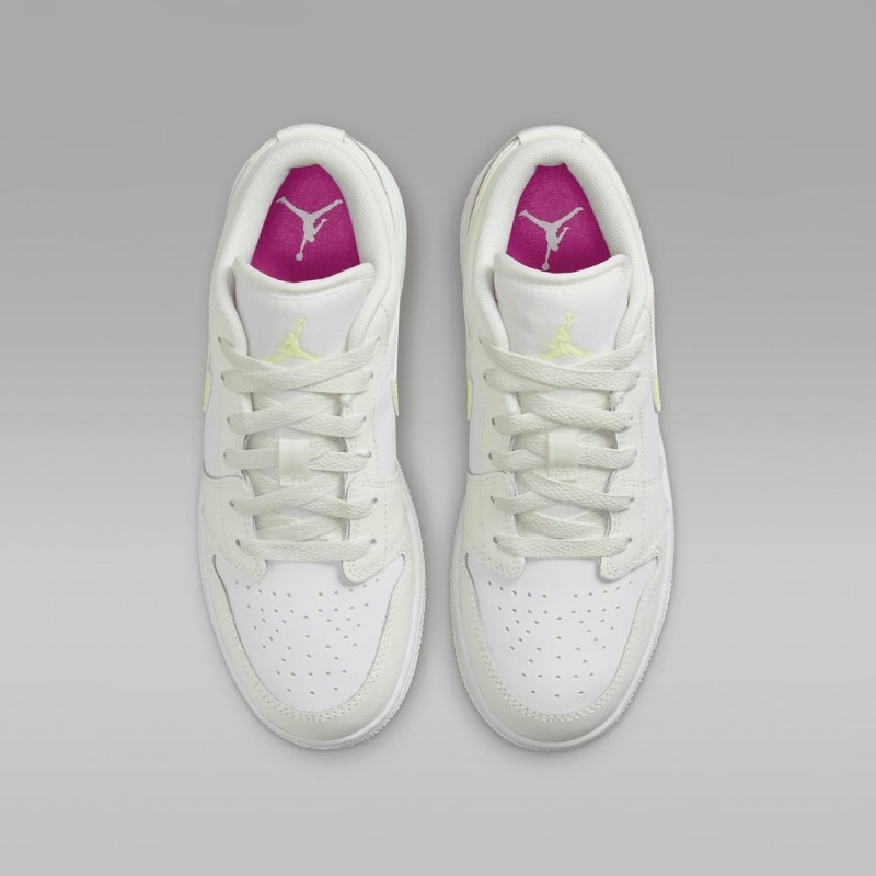 Nike Air Jordan 1 Low Lasten Kengät Valkoinen | 652ASDFKX