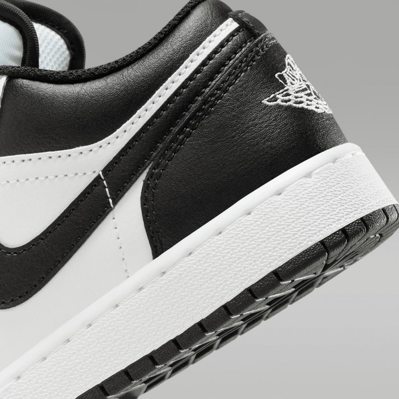 Nike Air Jordan 1 Low Lasten Kengät Valkoinen Mustat | 496AYSFKO