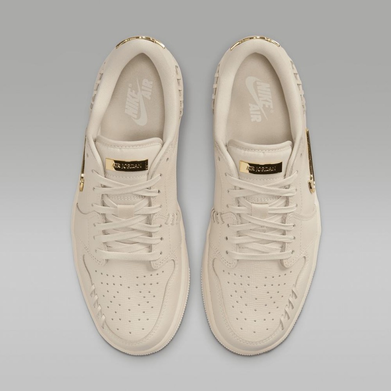 Nike Air Jordan 1 Low Method of Make Naisten Kengät Vaaleanruskea Metal Kultaiset | 247JSHOTZ