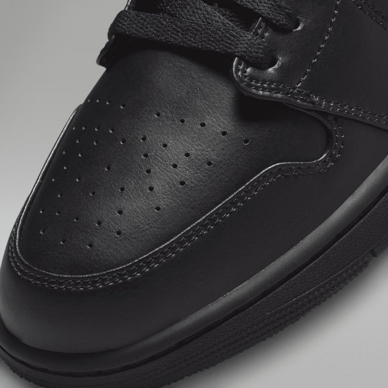 Nike Air Jordan 1 Low Miesten Kengät Mustat | 185UHEITF