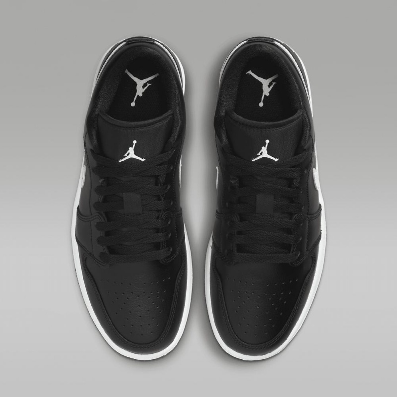 Nike Air Jordan 1 Low Miesten Kengät Mustat | 590MQCUIW