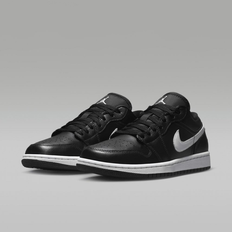 Nike Air Jordan 1 Low Miesten Kengät Mustat | 590MQCUIW