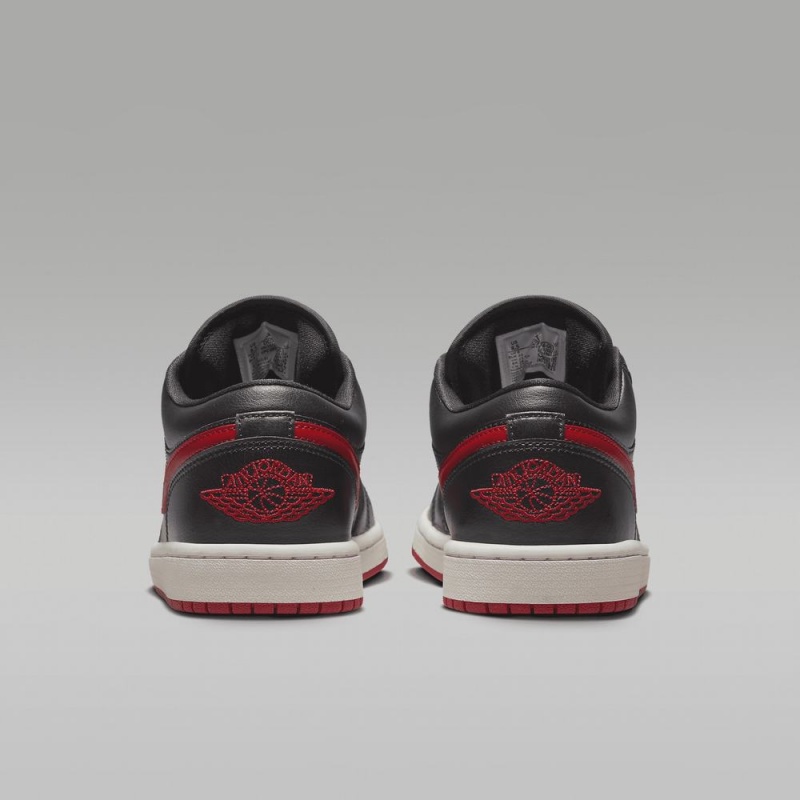 Nike Air Jordan 1 Low Miesten Kengät Mustat Punainen | 510ERJIUT