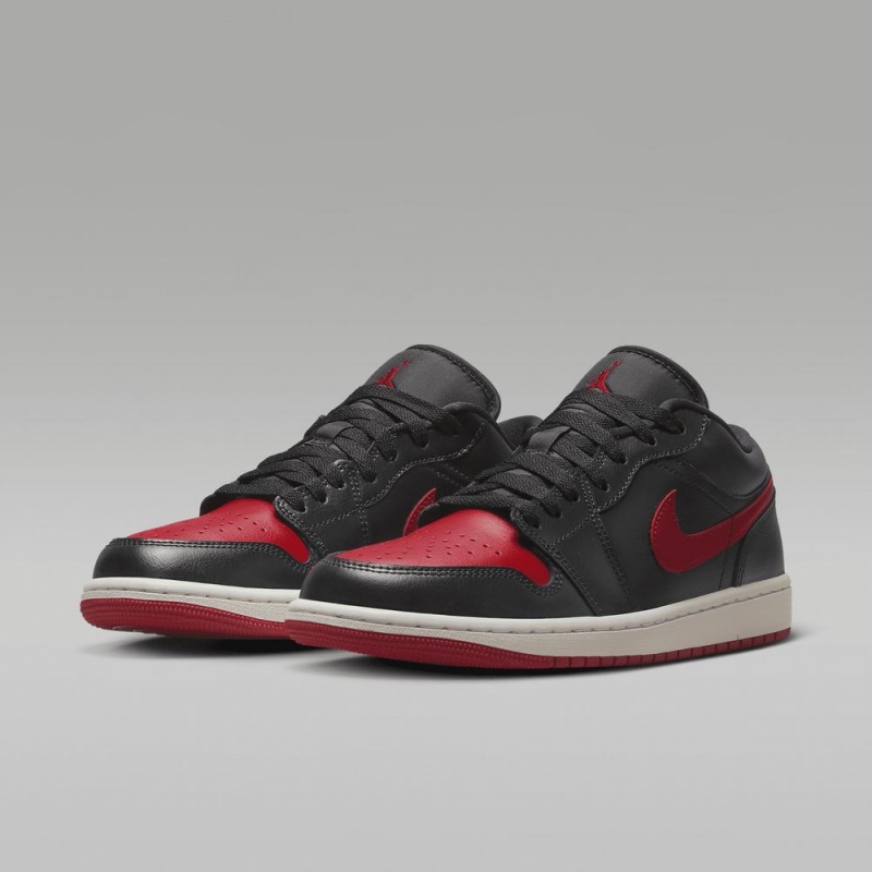 Nike Air Jordan 1 Low Miesten Kengät Mustat Punainen | 510ERJIUT