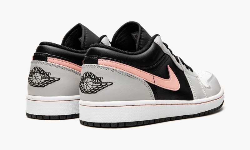 Nike Air Jordan 1 Low Miesten Kengät Mustat Koralli Harmaat | 359GNJVQM