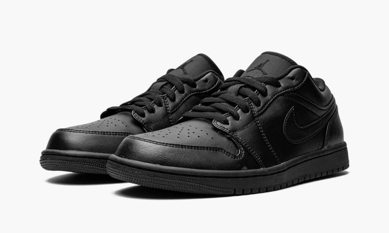 Nike Air Jordan 1 Low Miesten Kengät Mustat | 142QSLACO
