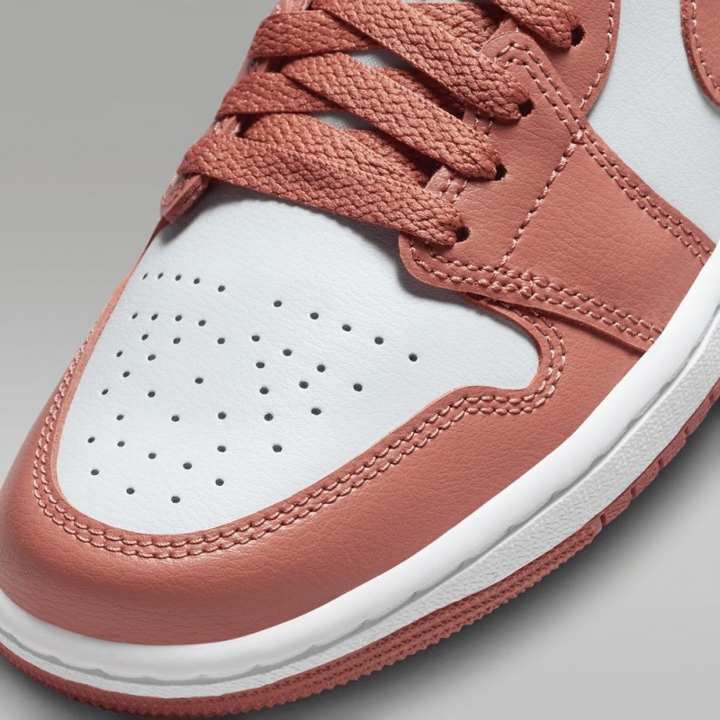Nike Air Jordan 1 Low Miesten Kengät Pinkki Valkoinen | 548PFYDSW